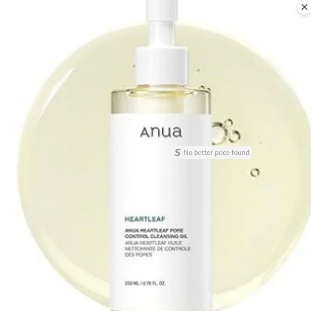 Anua Heartleaf + Vitamin E Pore Control Cleansing Oil Korean Skin Care